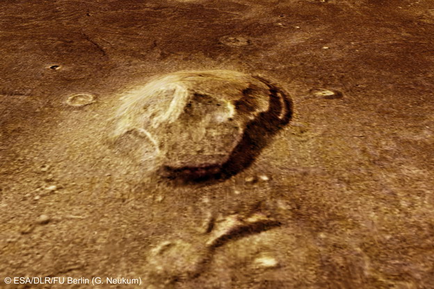 Cara en la región marciana de Cydonia