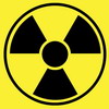Símbolo de peligro por material radiactivo