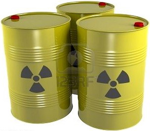 Contenedores de residuos radiactivos