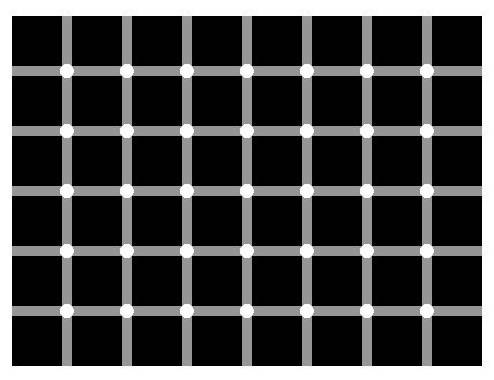 Los puntos de las intersecciones, ¿son gris o blancos?