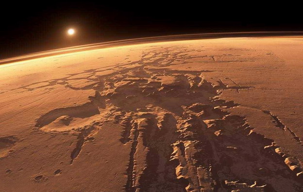 Valle Marineris (el Gran Cañón marciano)